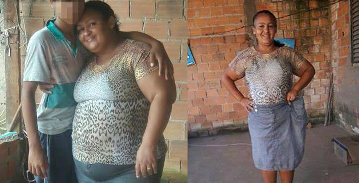 Andreia antes e depois